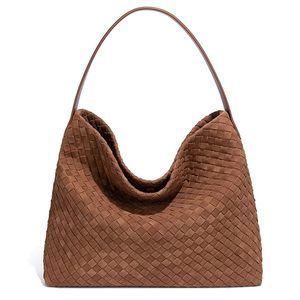 Woven Shoulder Bag Handbags Pu Leather Tote Bag Top-Handle Shoulder :|